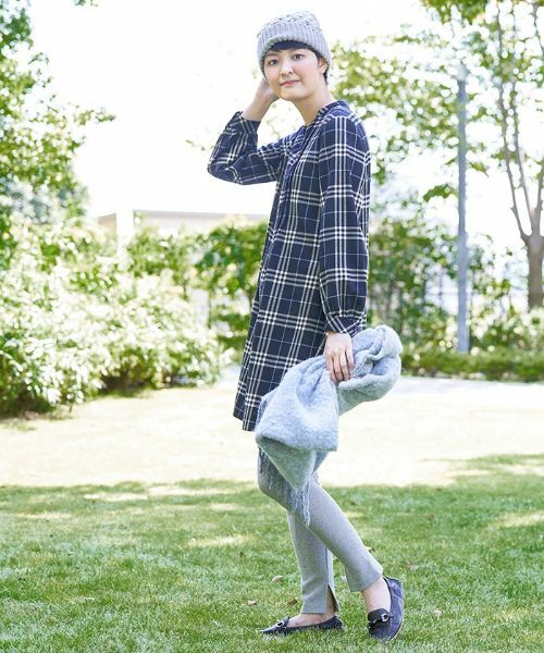 CARA O CRUZ / キャラ・オ・クルス ミニ・ひざ丈スカート | ジャージーミディ丈タイトスカート×リブレギンスセット | 詳細28