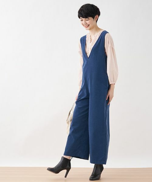 CARA O CRUZ / キャラ・オ・クルス その他パンツ | 細コーデュロイのサロペット | 詳細21