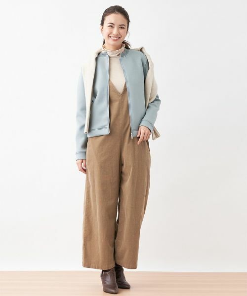 CARA O CRUZ / キャラ・オ・クルス その他パンツ | 細コーデュロイのサロペット | 詳細6