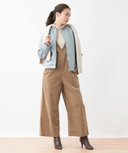 CARA O CRUZ / キャラ・オ・クルス その他パンツ | 細コーデュロイのサロペット | 詳細7