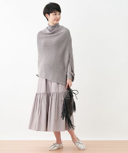 CARA O CRUZ / キャラ・オ・クルス マフラー・ショール・スヌード・ストール | ニットポンチョ | 詳細14