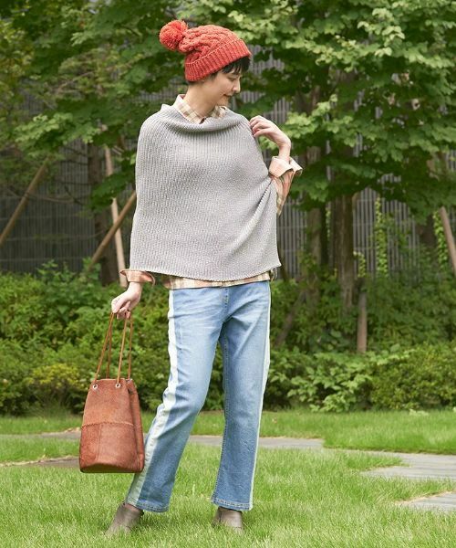 CARA O CRUZ / キャラ・オ・クルス マフラー・ショール・スヌード・ストール | ニットポンチョ | 詳細3