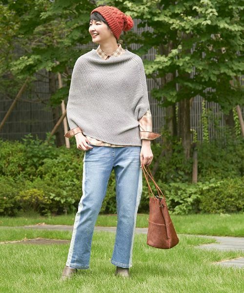 CARA O CRUZ / キャラ・オ・クルス マフラー・ショール・スヌード・ストール | ニットポンチョ | 詳細7