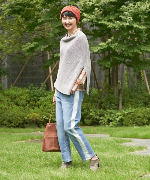 CARA O CRUZ / キャラ・オ・クルス マフラー・ショール・スヌード・ストール | ニットポンチョ | 詳細8