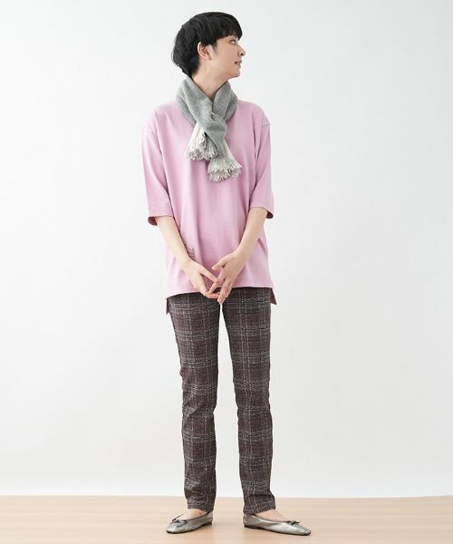 CARA O CRUZ / キャラ・オ・クルス その他小物 | クマさんイラスト7分袖Tシャツ | 詳細14