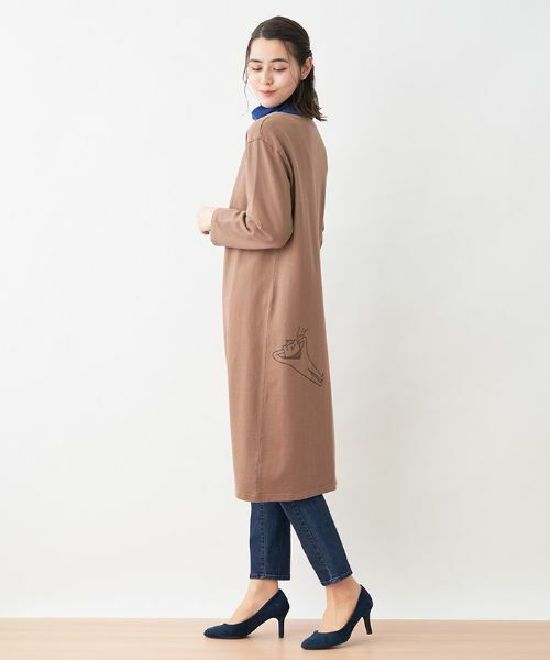 CARA O CRUZ / キャラ・オ・クルス その他小物 | クマさんイラスト長袖チュニック | 詳細5