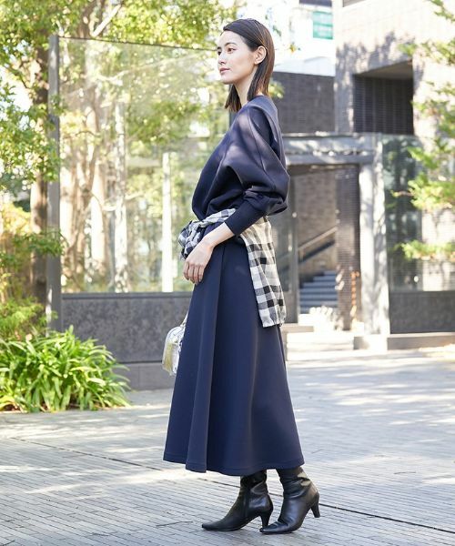 CARA O CRUZ / キャラ・オ・クルス ミニ・ひざ丈スカート | 洗える フレアスカート【セットアップ対応】 | 詳細10