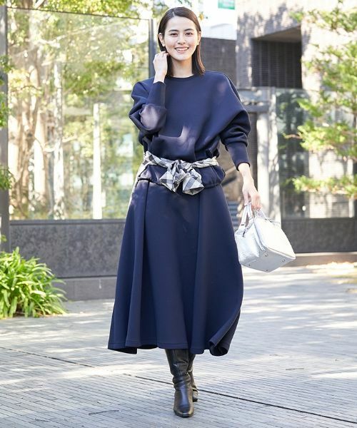 CARA O CRUZ / キャラ・オ・クルス ミニ・ひざ丈スカート | 洗える フレアスカート【セットアップ対応】 | 詳細11