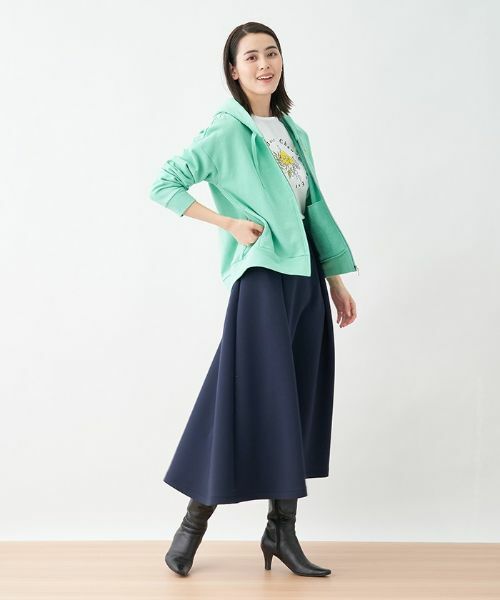 CARA O CRUZ / キャラ・オ・クルス ミニ・ひざ丈スカート | 洗える フレアスカート【セットアップ対応】 | 詳細12