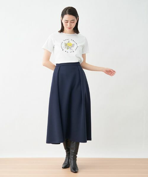 CARA O CRUZ / キャラ・オ・クルス ミニ・ひざ丈スカート | 洗える フレアスカート【セットアップ対応】 | 詳細15