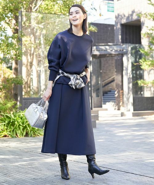 CARA O CRUZ / キャラ・オ・クルス ミニ・ひざ丈スカート | 洗える フレアスカート【セットアップ対応】 | 詳細8