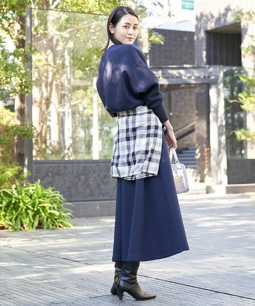 CARA O CRUZ / キャラ・オ・クルス ミニ・ひざ丈スカート | 洗える フレアスカート【セットアップ対応】 | 詳細9