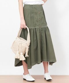 CARA O CRUZ / キャラ・オ・クルス ミニ・ひざ丈スカート | イレギュラーヘムスカート