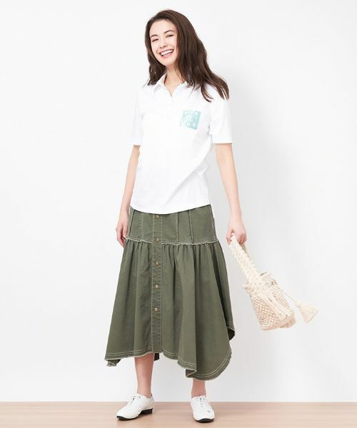 CARA O CRUZ / キャラ・オ・クルス ミニ・ひざ丈スカート | イレギュラーヘムスカート | 詳細15