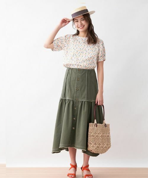 CARA O CRUZ / キャラ・オ・クルス ミニ・ひざ丈スカート | イレギュラーヘムスカート | 詳細4