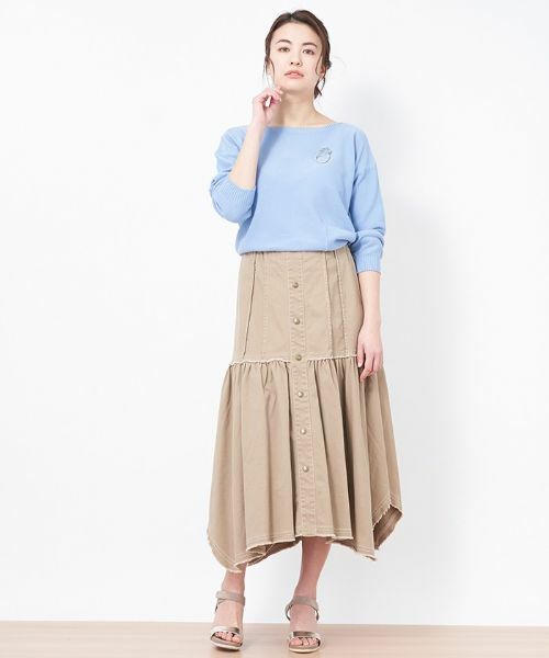 CARA O CRUZ / キャラ・オ・クルス ミニ・ひざ丈スカート | イレギュラーヘムスカート | 詳細9