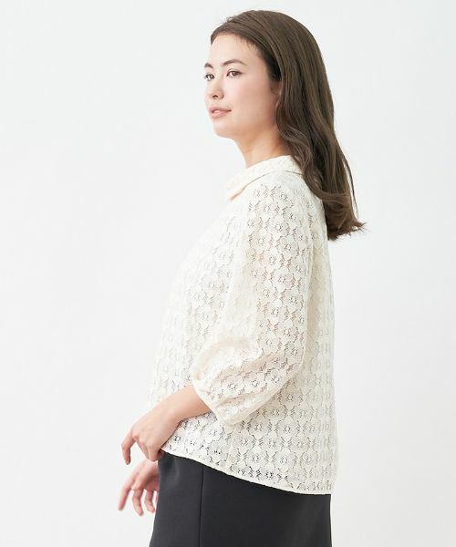 CARA O CRUZ / キャラ・オ・クルス シャツ・ブラウス | レースブラウス | 詳細1