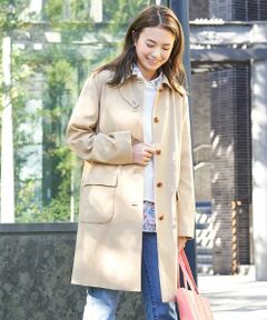 CARA O CRUZ / キャラ・オ・クルス その他アウター | ステンカラーコート【MANTECO】