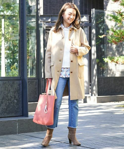 CARA O CRUZ / キャラ・オ・クルス その他アウター | ステンカラーコート【MANTECO】 | 詳細3