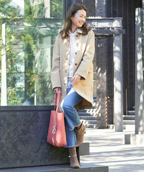 CARA O CRUZ / キャラ・オ・クルス その他アウター | ステンカラーコート【MANTECO】 | 詳細6