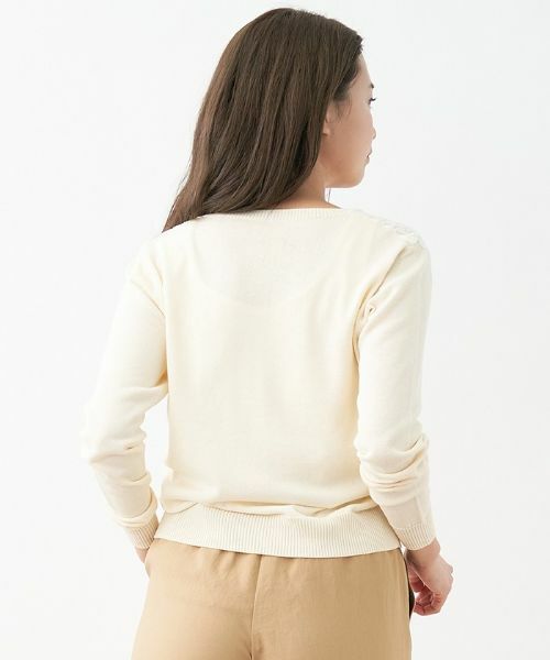 CARA O CRUZ / キャラ・オ・クルス カーディガン・ボレロ | レースMIXカーディガン | 詳細2