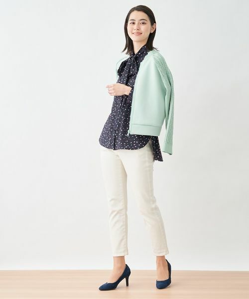 CARA O CRUZ / キャラ・オ・クルス その他アウター | 洗える 切替えジップジャケット | 詳細10