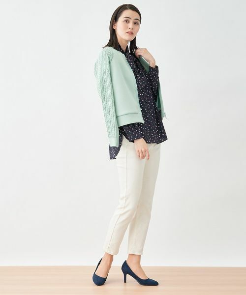 CARA O CRUZ / キャラ・オ・クルス その他アウター | 洗える 切替えジップジャケット | 詳細11