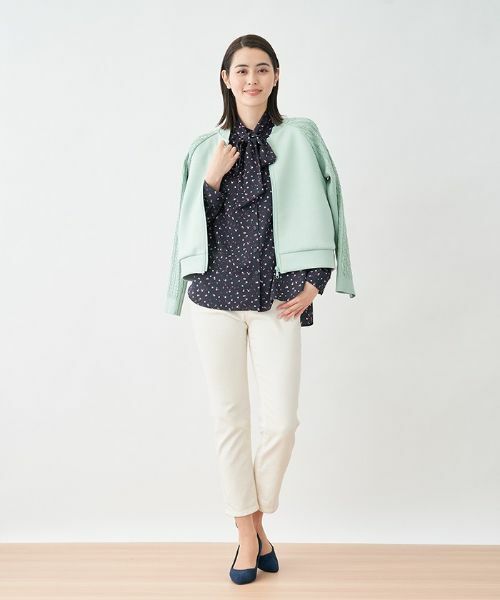 CARA O CRUZ / キャラ・オ・クルス その他アウター | 洗える 切替えジップジャケット | 詳細12