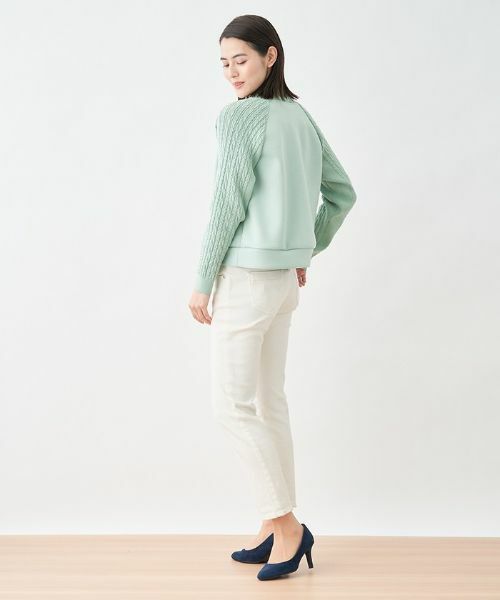 CARA O CRUZ / キャラ・オ・クルス その他アウター | 洗える 切替えジップジャケット | 詳細13