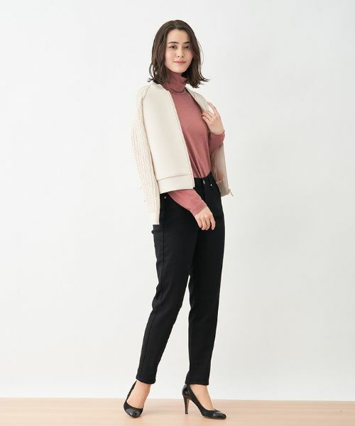 CARA O CRUZ / キャラ・オ・クルス その他アウター | 洗える 切替えジップジャケット | 詳細19