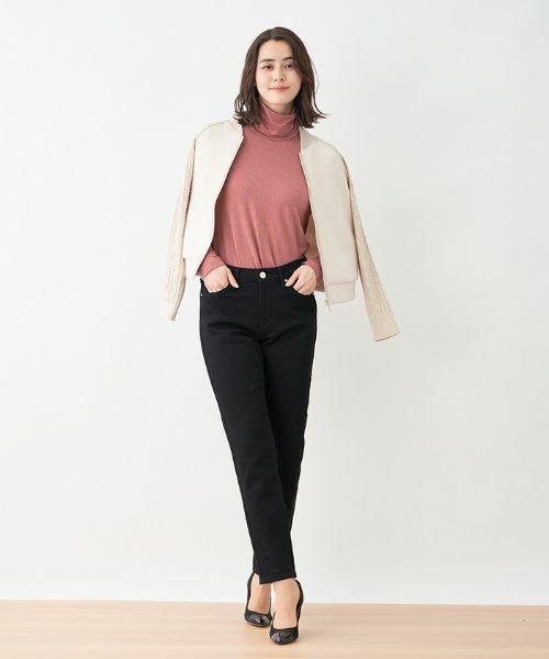 CARA O CRUZ / キャラ・オ・クルス その他アウター | 洗える 切替えジップジャケット | 詳細20