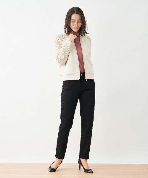 CARA O CRUZ / キャラ・オ・クルス その他アウター | 洗える 切替えジップジャケット | 詳細22