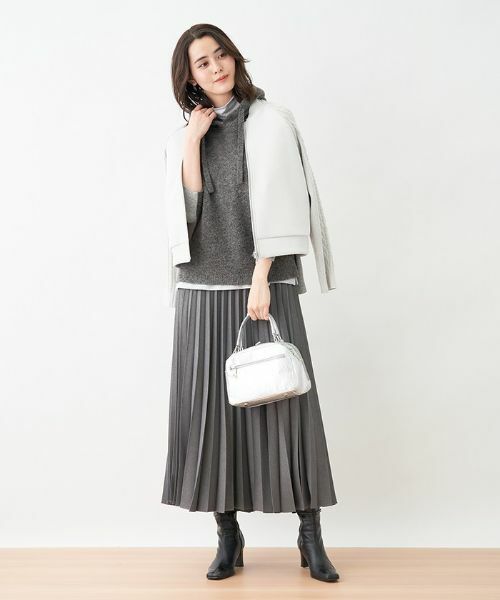 CARA O CRUZ / キャラ・オ・クルス その他アウター | 洗える 切替えジップジャケット | 詳細25