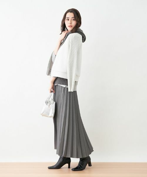 CARA O CRUZ / キャラ・オ・クルス その他アウター | 洗える 切替えジップジャケット | 詳細26