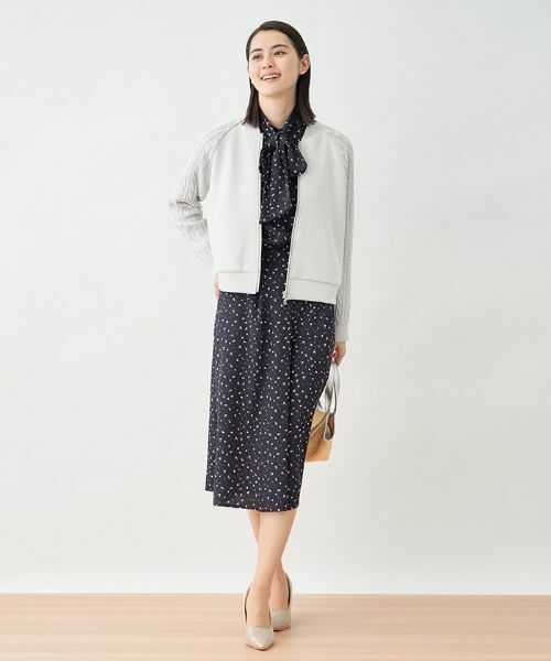 CARA O CRUZ / キャラ・オ・クルス その他アウター | 洗える 切替えジップジャケット | 詳細29