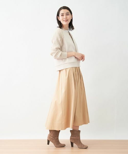 CARA O CRUZ / キャラ・オ・クルス その他アウター | 洗える 切替えジップジャケット | 詳細3