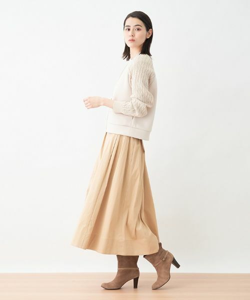 CARA O CRUZ / キャラ・オ・クルス その他アウター | 洗える 切替えジップジャケット | 詳細7