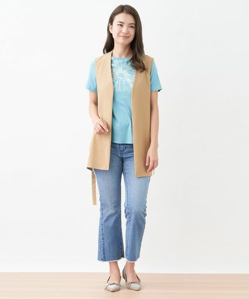 CARA O CRUZ / キャラ・オ・クルス テーラードジャケット | 洗える サイドスリットベスト | 詳細13