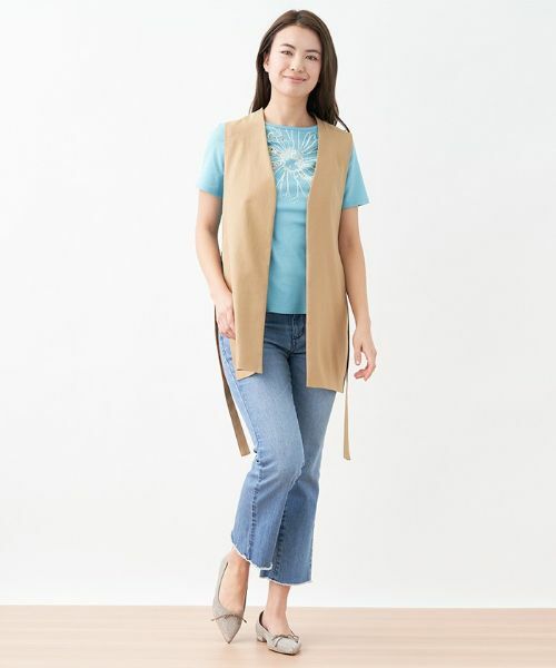 CARA O CRUZ / キャラ・オ・クルス テーラードジャケット | 洗える サイドスリットベスト | 詳細14