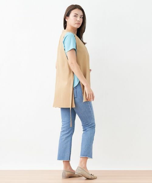 CARA O CRUZ / キャラ・オ・クルス テーラードジャケット | 洗える サイドスリットベスト | 詳細16