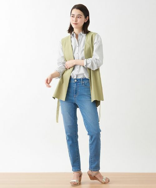 CARA O CRUZ / キャラ・オ・クルス テーラードジャケット | 洗える サイドスリットベスト | 詳細2