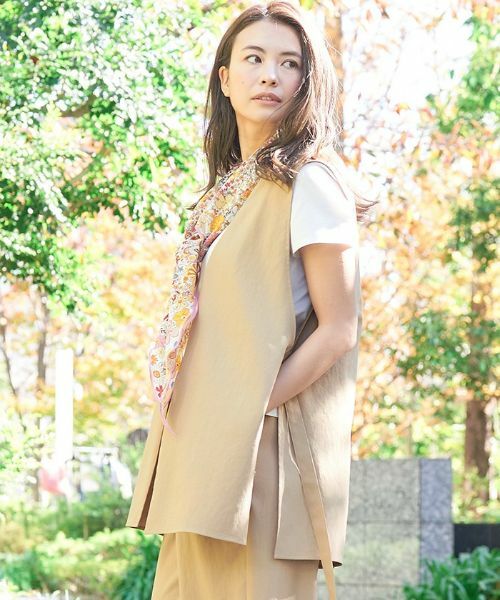 CARA O CRUZ / キャラ・オ・クルス テーラードジャケット | 洗える サイドスリットベスト | 詳細7