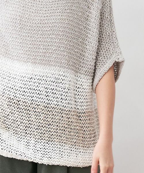 CARA O CRUZ / キャラ・オ・クルス ニット・セーター | 麻ブレンドニット【ANNE CLAIRE】 | 詳細14