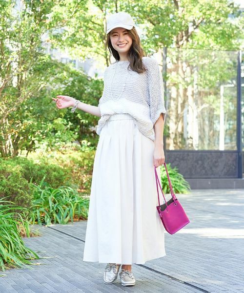 CARA O CRUZ / キャラ・オ・クルス ニット・セーター | 麻ブレンドニット【ANNE CLAIRE】 | 詳細4