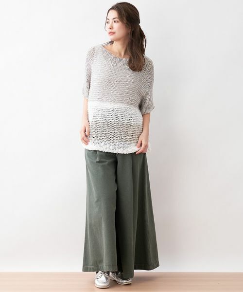 CARA O CRUZ / キャラ・オ・クルス ニット・セーター | 麻ブレンドニット【ANNE CLAIRE】 | 詳細7