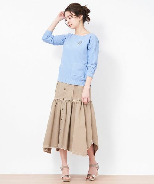 CARA O CRUZ / キャラ・オ・クルス ニット・セーター | ボートネックニット【MUSETTI】 | 詳細3