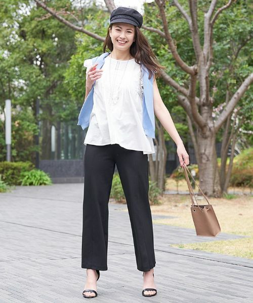 CARA O CRUZ / キャラ・オ・クルス その他パンツ | フロントスリットパンツ | 詳細1