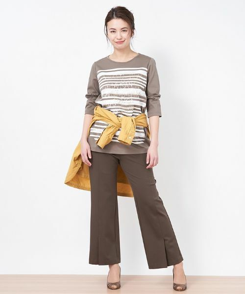 CARA O CRUZ / キャラ・オ・クルス その他パンツ | フロントスリットパンツ | 詳細10