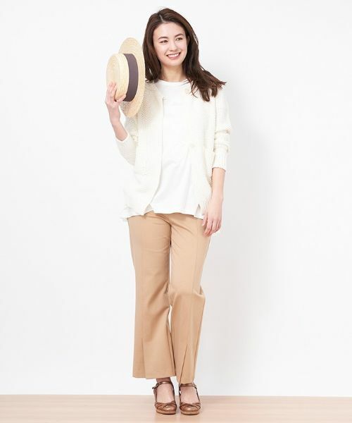 CARA O CRUZ / キャラ・オ・クルス その他パンツ | フロントスリットパンツ | 詳細12