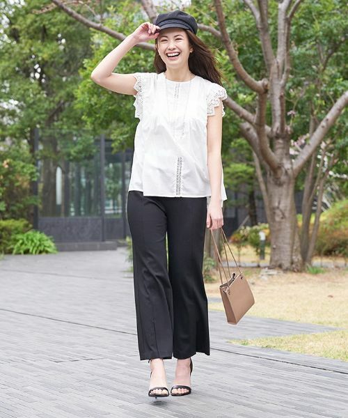 CARA O CRUZ / キャラ・オ・クルス その他パンツ | フロントスリットパンツ | 詳細2